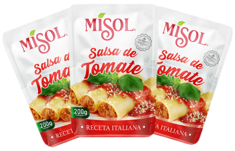 Salsa de Tomate 200g Mi Sol Pack 3 unidades